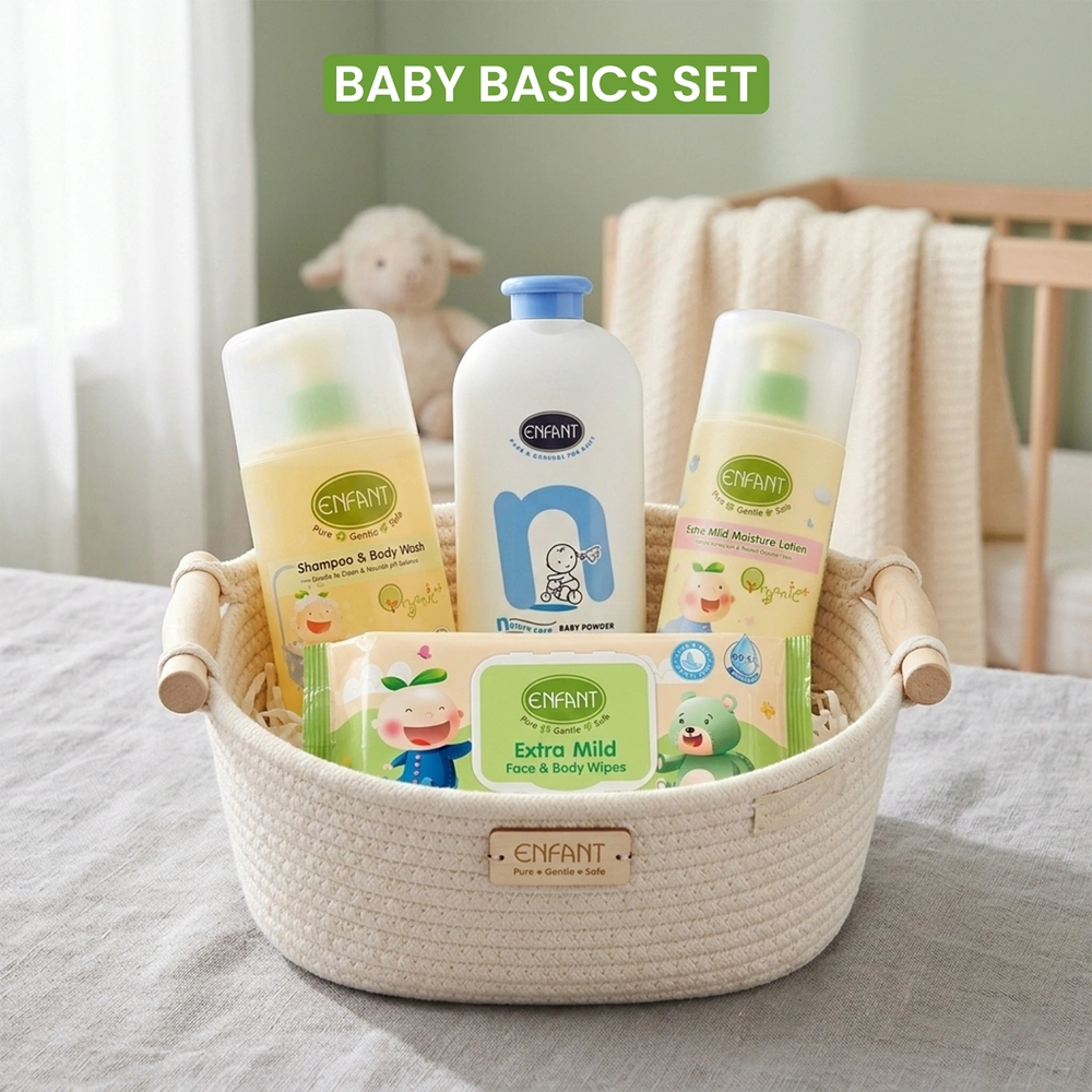 Enfant Organic Baby Basics Essentials Kit – Pure & Gentle Care for Newborns