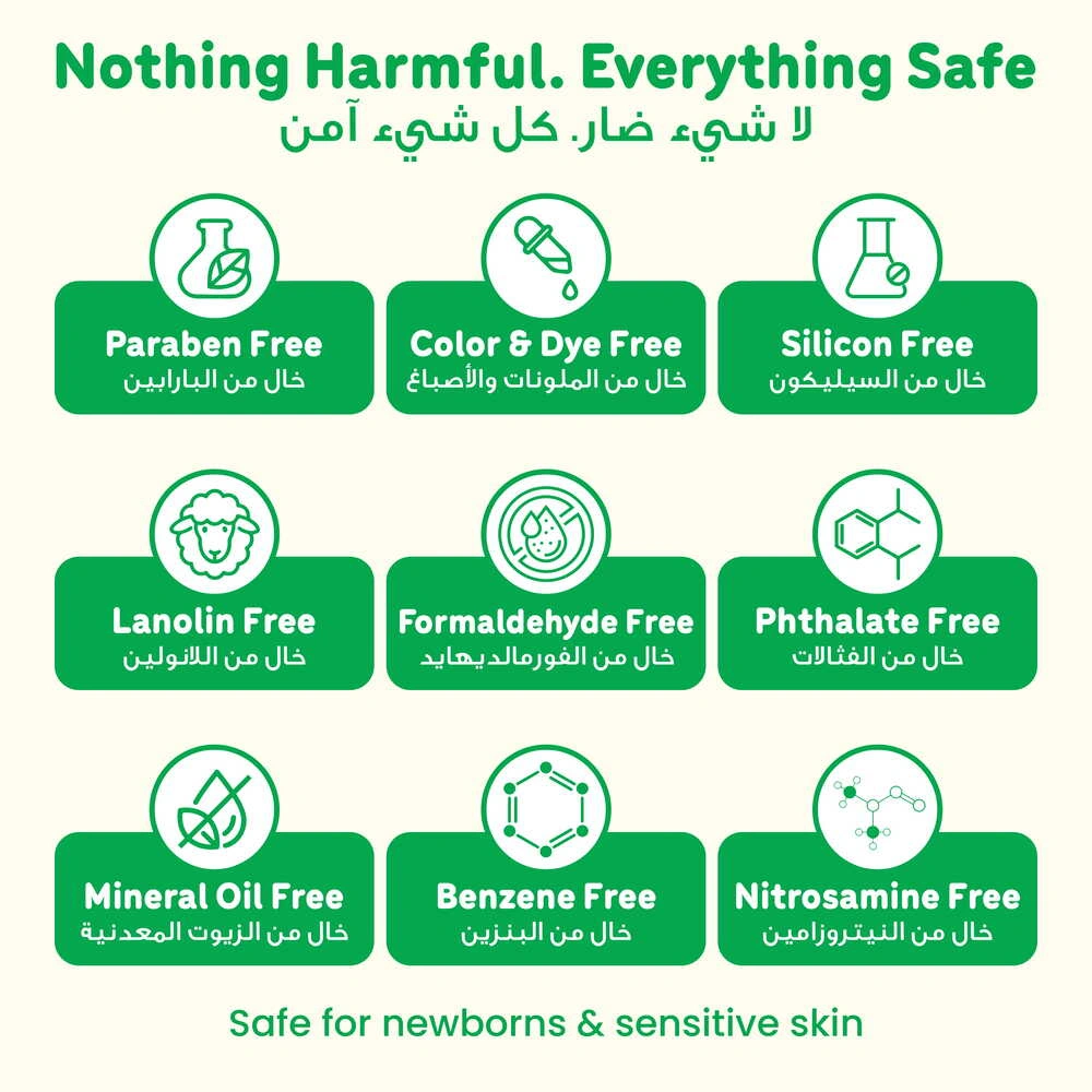 ENFANT Organic Plus Extra Mild Moisture Lotion - Hypoallergenic Baby Body Lotion for Sensitive Skin (UAE & Oman)