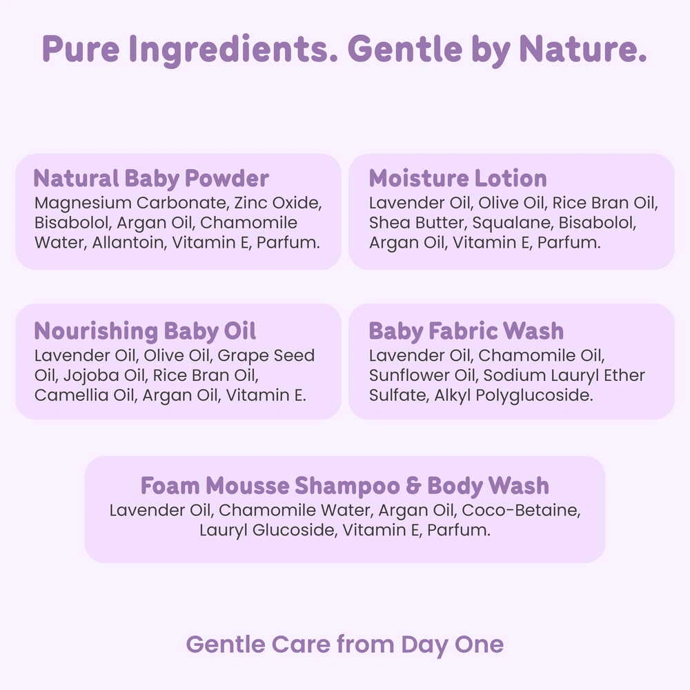 ENFANT Newborn Baby Gift Set - Relaxing "Sweet Dream" Night Routine | Organic & Dermatologically Tested