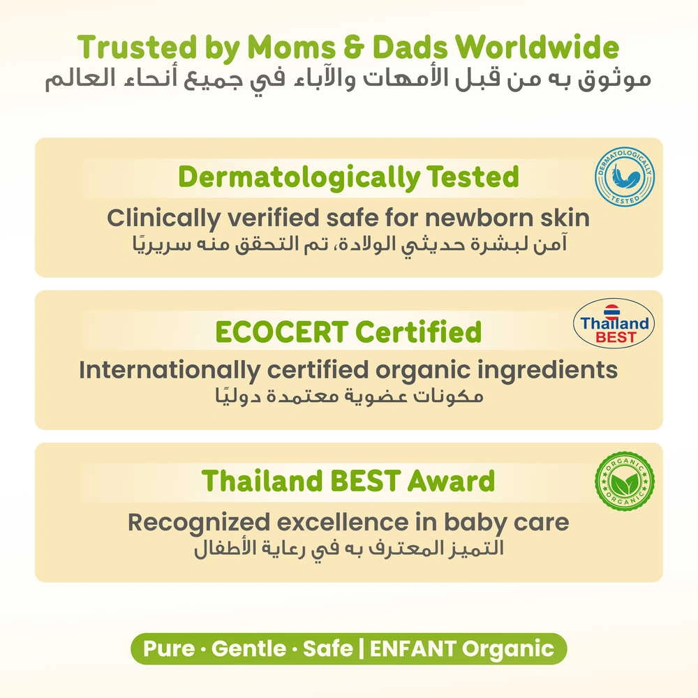 ENFANT Organic Plus Shampoo & Body Wash Foam Mousse