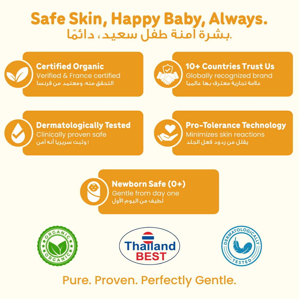 ENFANT Organic Plus Complete Care Cream - Soothing Relief for Diaper Rash & Dry Skin (UAE & Oman)