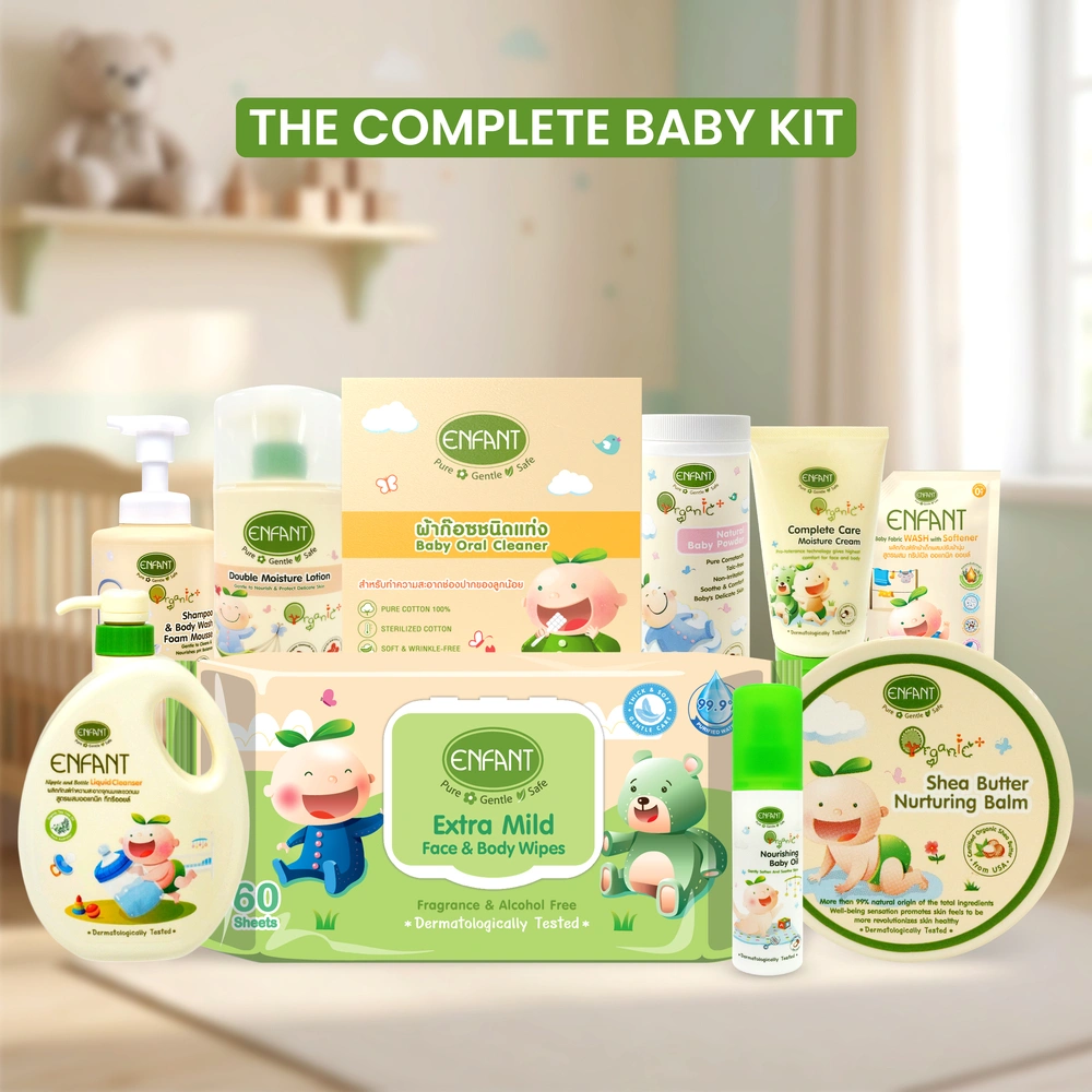 Enfant Organic The Complete Baby Kit – 10-in-1 Ultimate Newborn Care Bundle